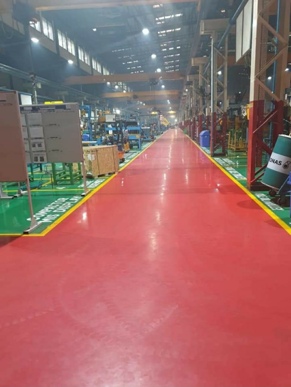 Chemical resistant epxoy Flooring